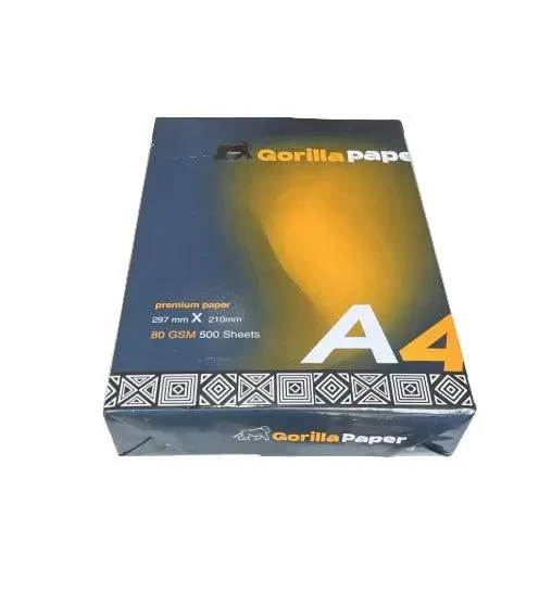 Gorilla premium A4 paper 80gsm 500 sheet
